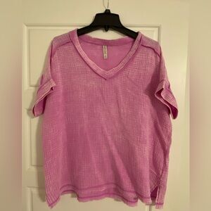 NWOT Zenana Cotton Gauze Top Sz Small